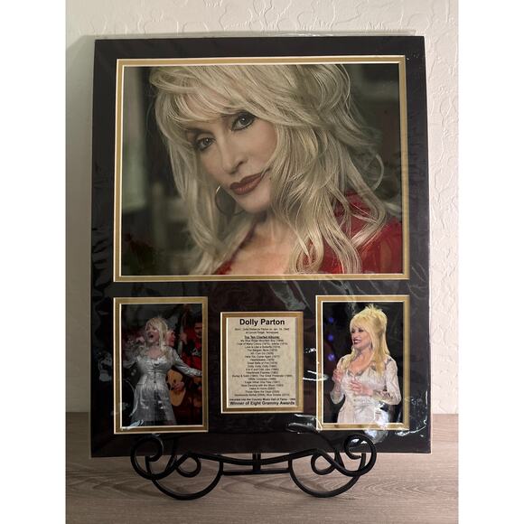 Dolly Parton Photos Matted Cardboard Collectable 16"x20" (Non-Framed) - Picture 1 of 8